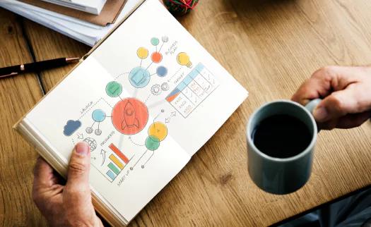 The project expectation matrix includes Outcomes, Content, Consumption time, and Reward, while the measurement matrix verifies engagement type, Content consumption time, space, and assistance.  