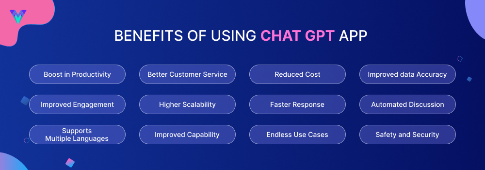 Benefits of Using Chat GPT App
