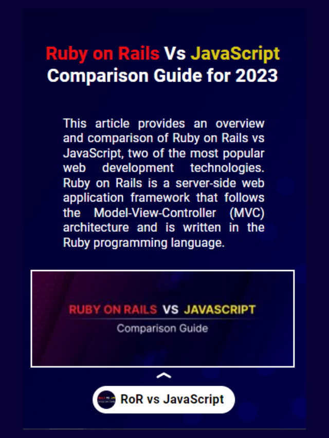 Ruby on Rails Vs JavaScript