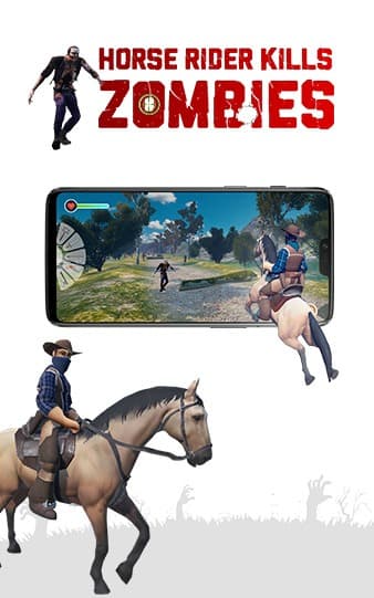 Horse Rider Kills Zombies