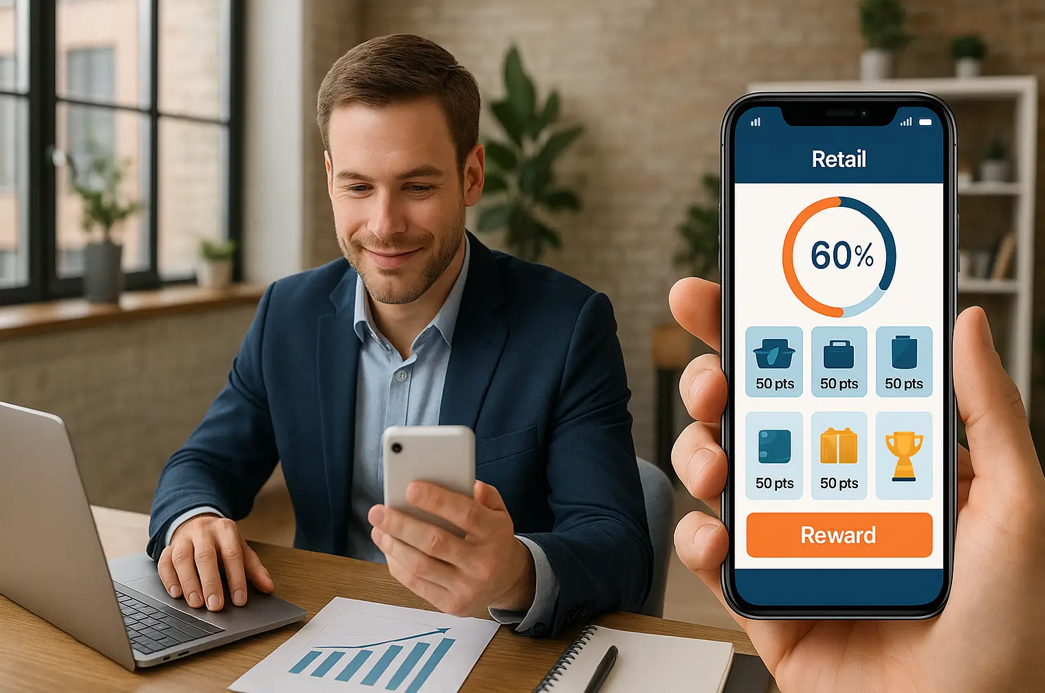 UI/UX in Retail Apps: Gamified Design That Retains 35%