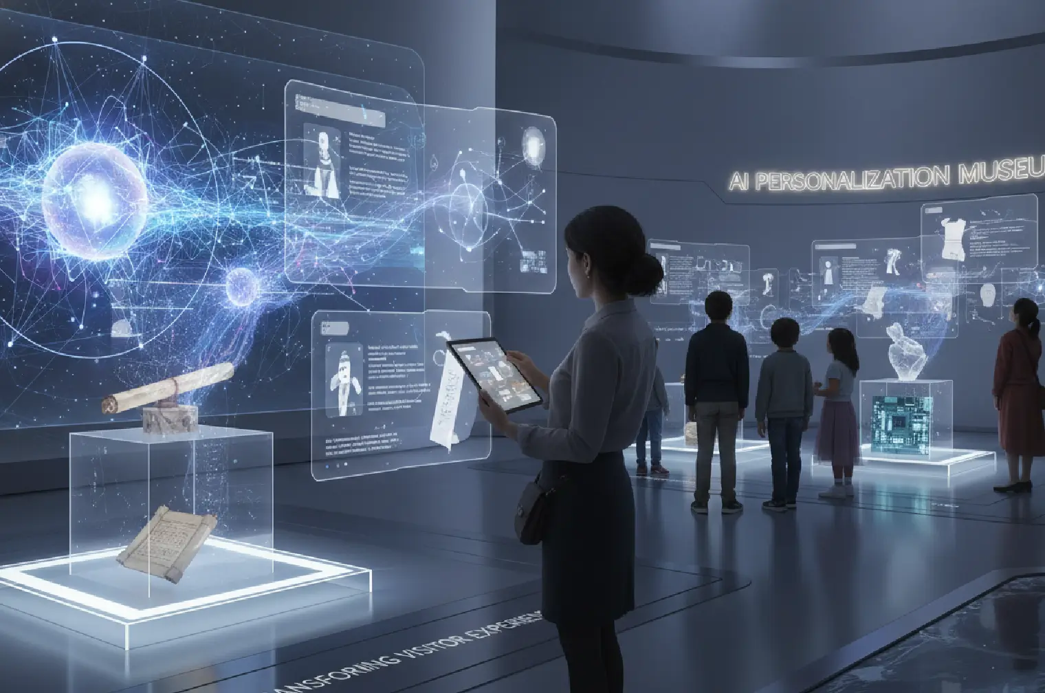 From Holders of Objects to Story Platforms: Using AI to Personalize Museum Experiences