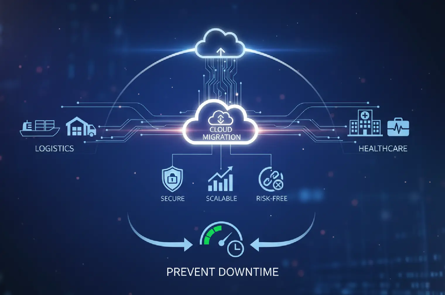 How Cloud Migration Consulting Services Prevent Downtime in Logistics and Healthcare 