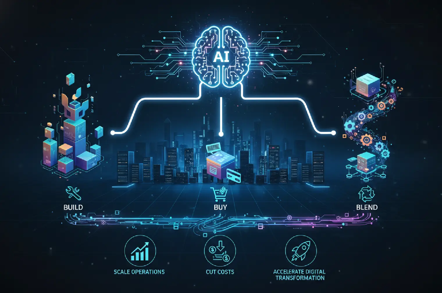 Build, Buy, or Blend? An AI Automation Agency’s Decision Framework for Enterprise Ops
