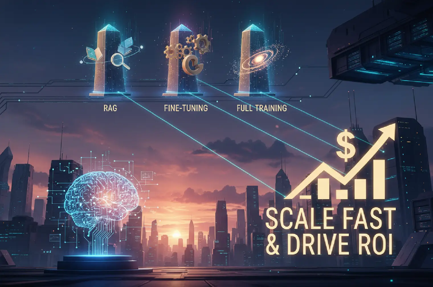 AI/ML Development for Vertical LLMs: Fine-Tuning, RAG, or Full Training?