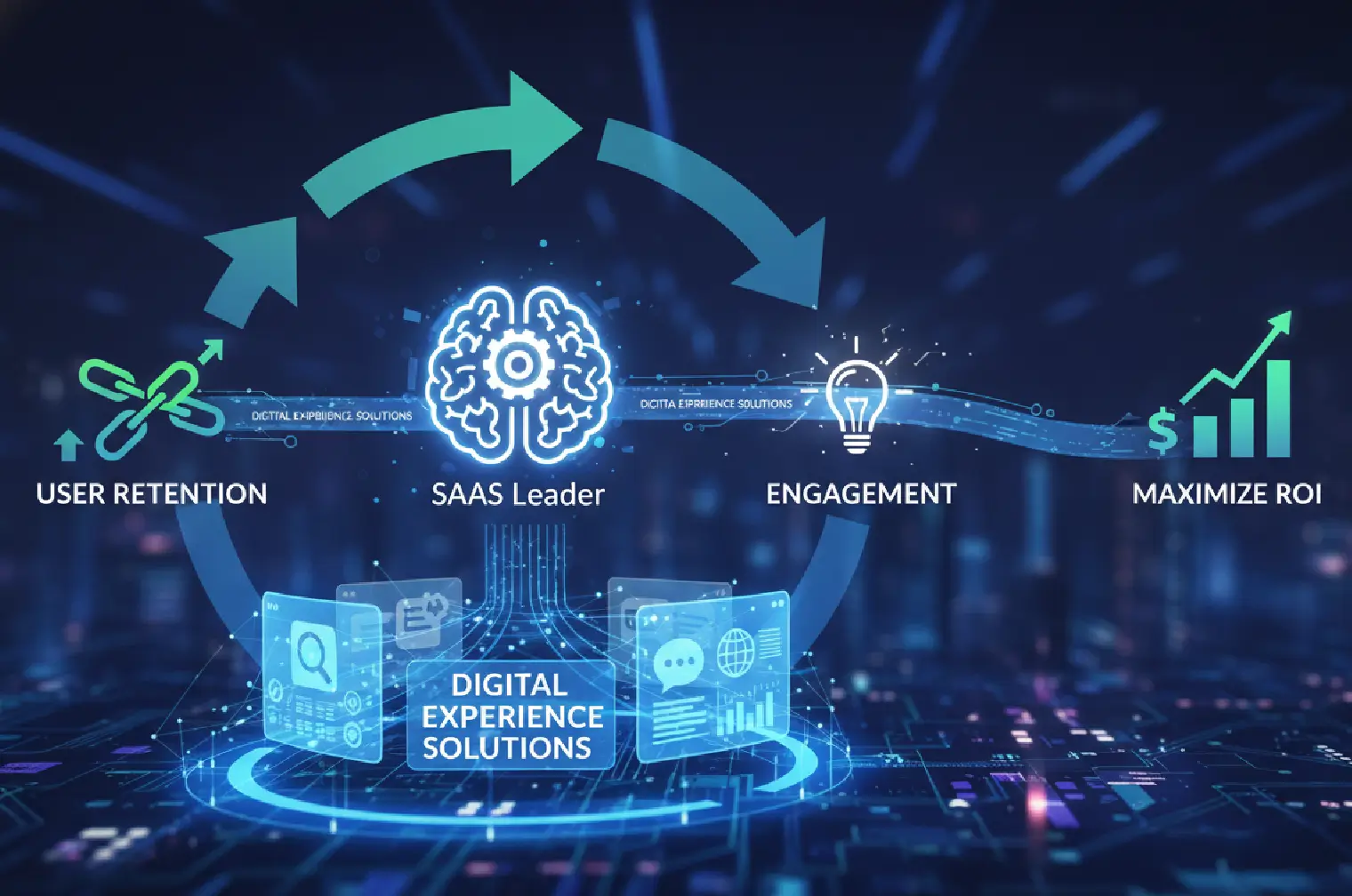 How Digital Experience Solutions Help SaaS Leaders Fix Low User Retention
