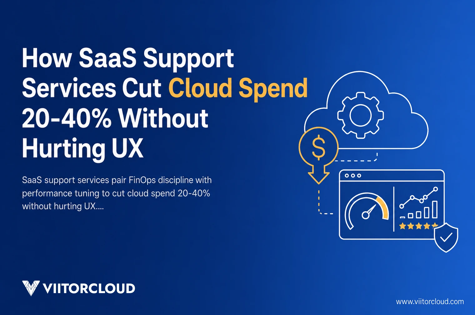 How SaaS Support Services Cut Cloud Spend 20-40% Without Hurting UX