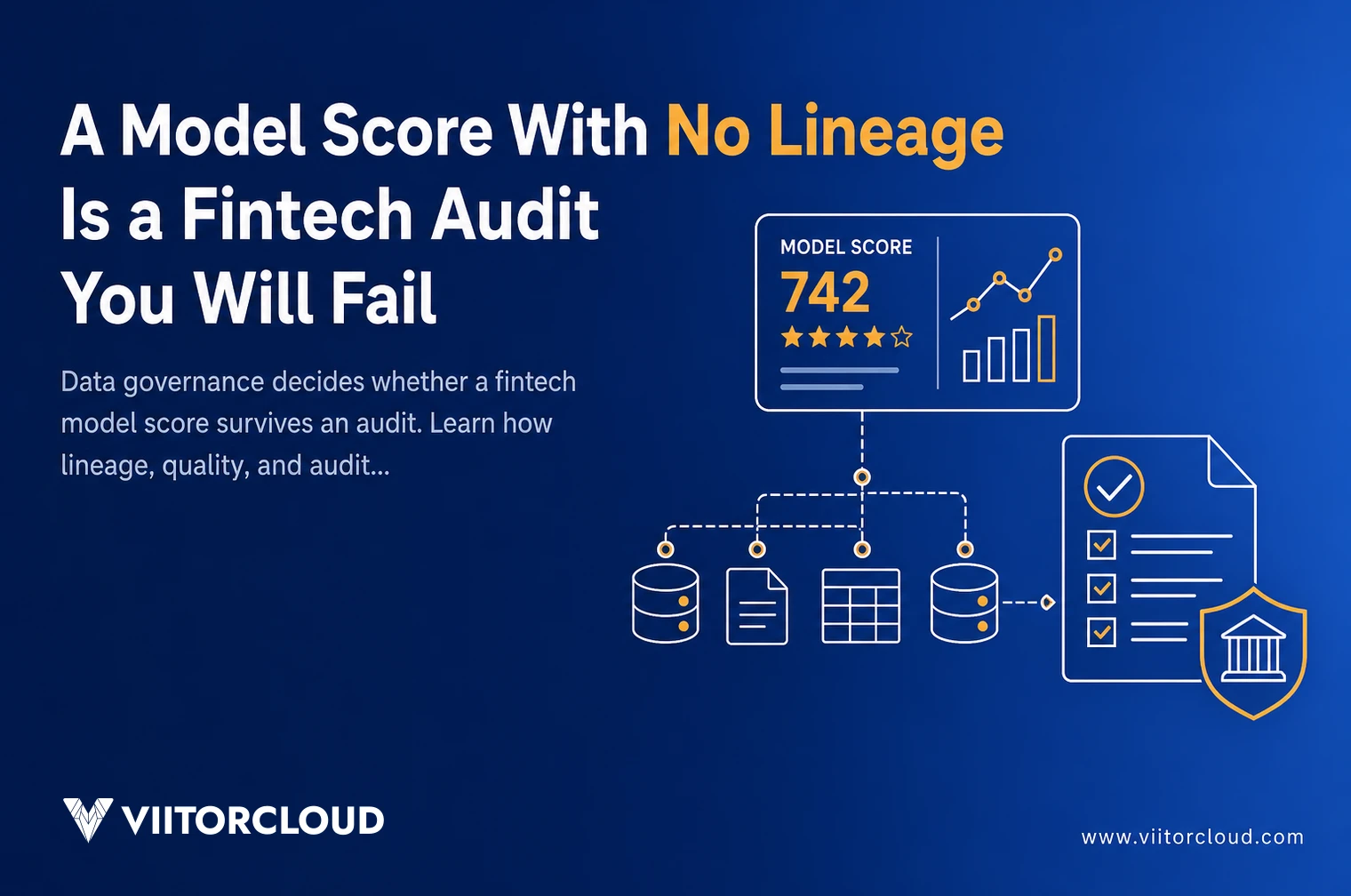 A Model Score With No Lineage Is a Fintech Audit You Will Fail