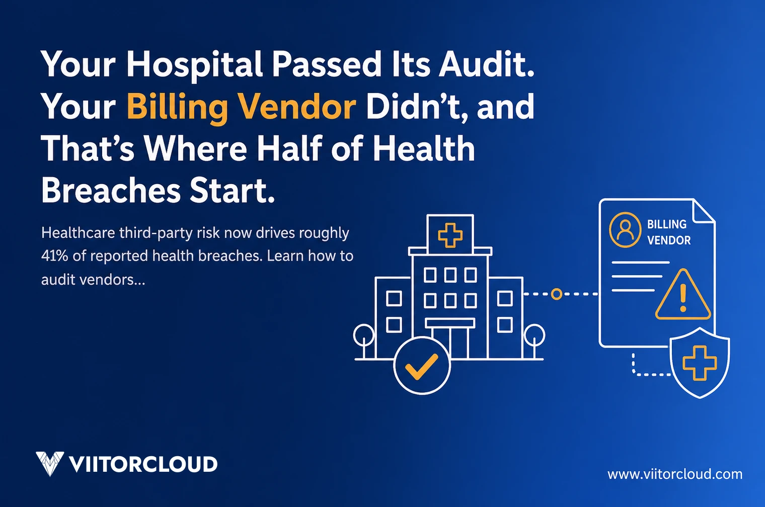 Your Hospital Passed Its Audit. Your Billing Vendor Didn’t, and That’s Where Half of Health Breaches Start.